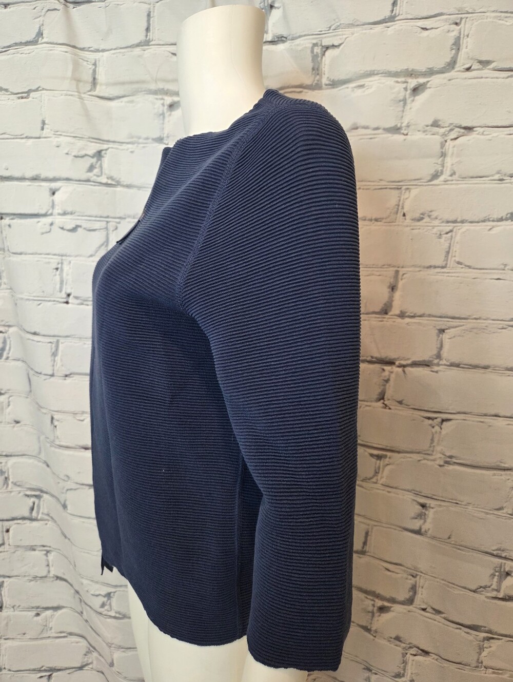 Annette Görtz Navy Rib Knit Jacket - Picture 2 of 7